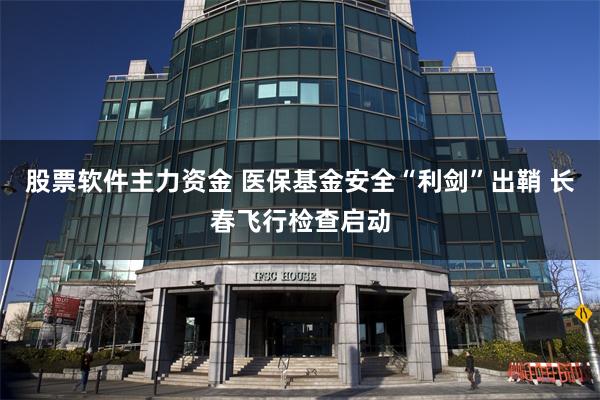 股票软件主力资金 医保基金安全“利剑”出鞘 长春飞行检查启动